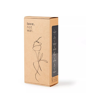 Вібратор для точки G Love Not War Liebe Grey сірого кольору - No Taboo