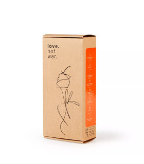 Вибратор Love Not War Kama Orange оранжевый, 17.5 см х 2.3 см - No Taboo