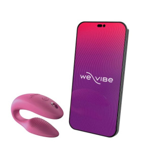 Инновационный смарт вибратор We Vibe Sync 2 Rose для пары, розовый - No Taboo