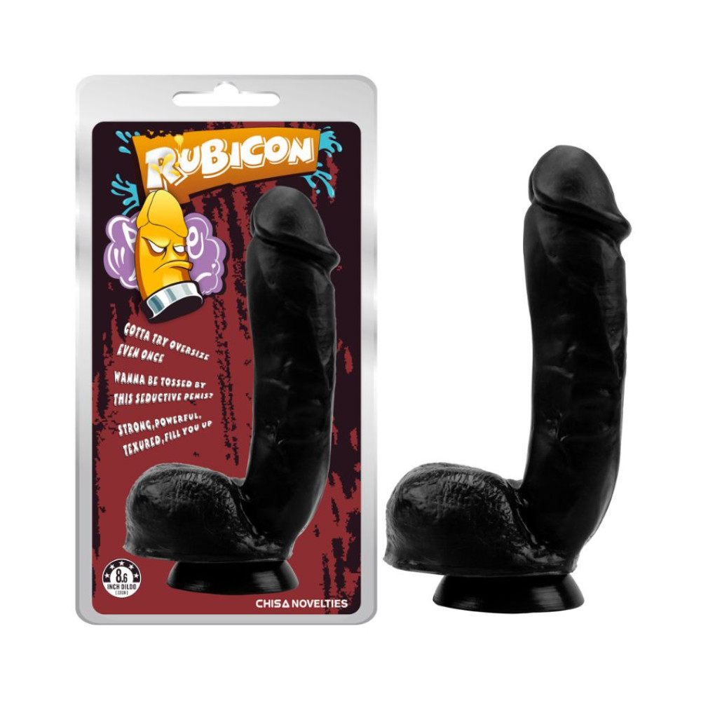 Фаллоимитатор на присоске Chisa Rubicon Thrust Her Penis, черный, 22 х 4.8 см (332115), zoom