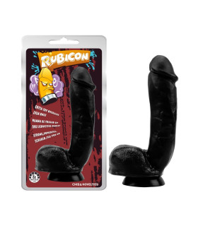 Фаллоимитатор на присоске Chisa Rubicon Thrust Her Penis, черный, 22 х 4.8 см - No Taboo