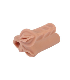 Набор мастурбаторов реалистиков Chisa Pocket Stroker Trio с вибропулей, светлый беж - No Taboo