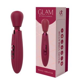 Вибратор микрофон Dream Toys Glam Wand Vibrator красный, 20.5 см х 4.2 см - No Taboo