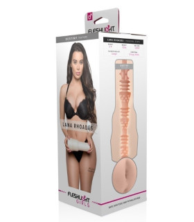 Мастурбатор анус у колбі Fleshlight Girls Lana Rhoades, кібершкіра, бежевий, 25.4 х 8.5 см - No Taboo