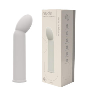 Вібратор Dream Toys Nude Aulora для точки G сірий, 14.1 х 3 см - No Taboo