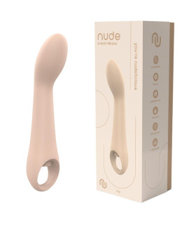 Вібратор Dream Toys Nude Ivy для точки G бежевий, 20.1 х 3.8 см - No Taboo