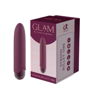 Мини-вибратор Dream Toys Glam фиолетовый, 10.5 х 2.1 см - No Taboo
