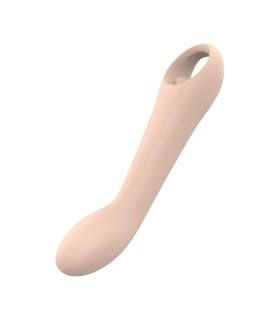 Вібратор Dream Toys Nude Ivy для точки G бежевий, 20.1 х 3.8 см - No Taboo