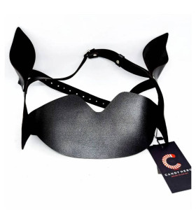 Маска пони с закрытыми глазами Candy Hero MLA10 кожа, черная - No Taboo