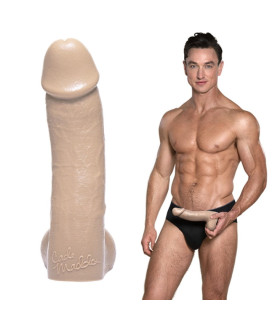 Фалоімітатор реалістичний силіконовий Fleshlight Fleshjack Boys Cade Maddox, бежевий, 22.8 см х 5.5 см - No Taboo