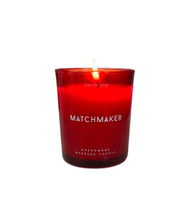 Массажная свеча с феромонами Eye Of Love, 180 мл, Matchmaker Red Diamond в стакане, красная - No Taboo