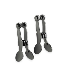 Зажимы для сосков NS Novelties Bound Heavy-Duty, черный металлик - No Taboo