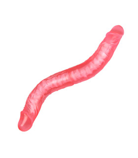 Двосторонній фалоімітатор Baile Double Dong рожевий, 36 см х 4.6 см - No Taboo
