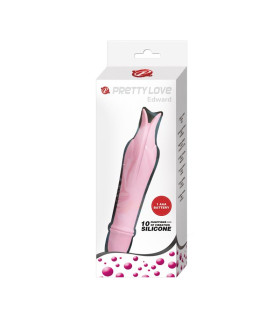 Вибратор многоскоростной Pretty Love Edward розовый, 14.5 см х 2.9 см - No Taboo