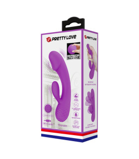 Вібратор-кролик Doreen Pretty Love фіолетовий, 17.5 см х 3.7 см - No Taboo