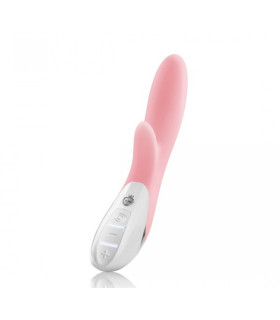 Вибратор-кролик с электростимуляцией Mystim Danny розовый, 27 см х 3.8 см - No Taboo