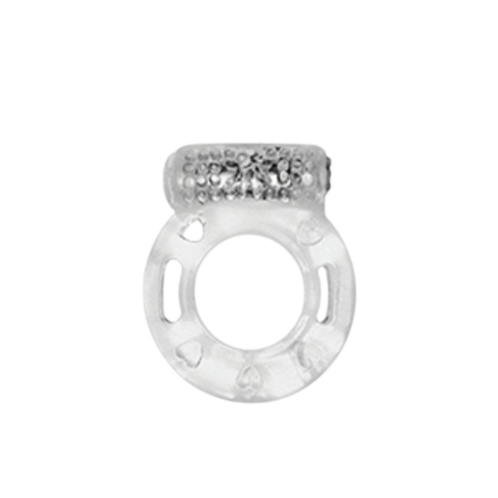 Эрекционное кольцо Medica Vibration Ring с вибрацией, прозрачный (217161), zoom