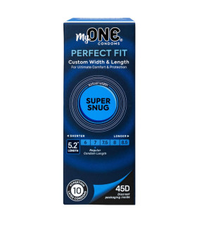 Презервативы MyONE Super Snug размер 45D, 45 мм х 13.2 см, 10 шт - No Taboo