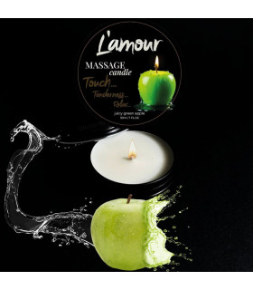 Массажная свеча L'amour, 30 мл, Green Apple Зеленое Яблоко - No Taboo