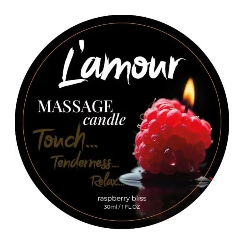 Массажная свеча L'amour, 30 мл, Raspberry Bliss Малина (335662), zoom