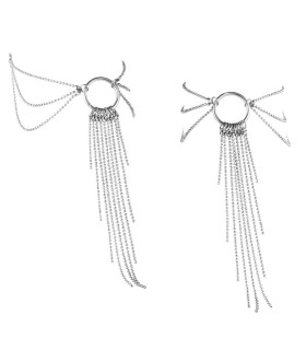 Браслеты для ног Bijoux Indiscrets Magnifique Feet Chain, серебристые - No Taboo
