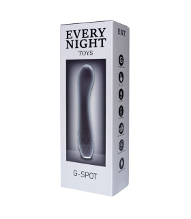Вибратор с подсветкой Every Night Toys для точки G, черный - No Taboo