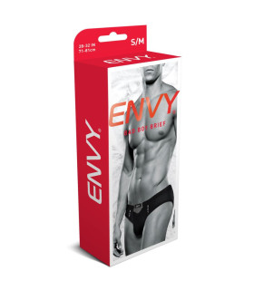 Труси з вирізом спереду Envy Bad Boy для чоловіків, чорні, S/M - No Taboo
