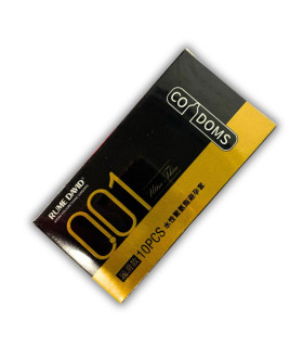 Презервативи ультратонкі гідро-поліуретанові Rume David 00.1 мм, упаковка 10 шт - No Taboo