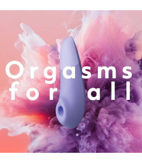 Клиторальный стимулятор 2 в 1 Womanizer Enhance Lilac вакуумная стимуляция и вибрация, лиловый - No Taboo