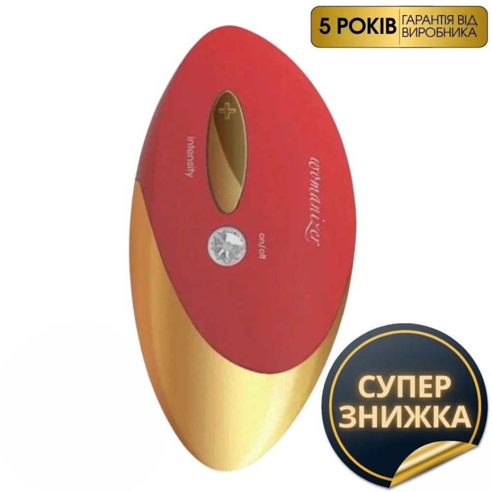 Клиторальный стимулятор Womanizer Pro W500 Red с золотой деталью, красный (217293), zoom