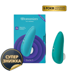 Бесконтактный стимулятор клитора Starlet 3 Turquoise Womanizer - No Taboo