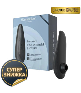 Бесконтактный стимулятор клитора Womanizer Classic 2, черный - No Taboo