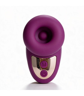 Вибратор на палец Passion Play в виде наушника, бордовый, 7,6 × 3,6 см - No Taboo