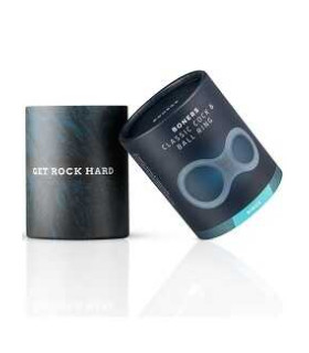 Двойное эрекционное кольцо, Boners серого цвета - No Taboo