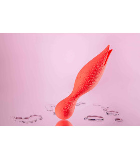 Кліторальний вібратор Svakom Siren кораловий, 18.9 х 4.5 см - No Taboo