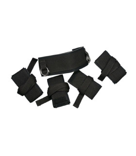 Наручники поножи через шею Bad Kitti - No Taboo