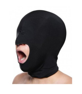 Маска на голову с 1 вырезам на рот Premium Spandex Hood with Mouth - No Taboo