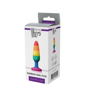 Анальна пробка Dream Toys різнокольорова, 11 см х 2.9 см - No Taboo