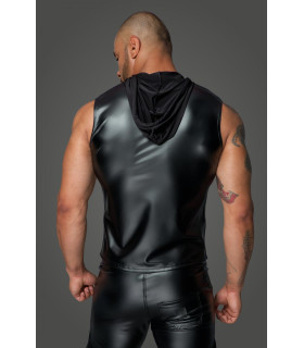 Жилетка виниловая с капюшоном от Noir Handmade M - No Taboo