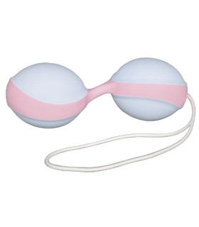 Вагінальні кульки-Amor Gym Balls, блакитний / рожевий - No Taboo