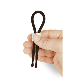 Ерекційне ласо з силікону чорного кольору - No Taboo