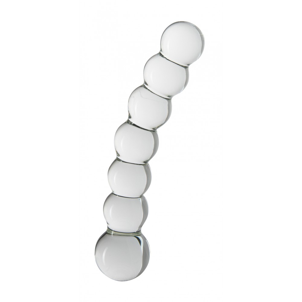 Фаллоимитатор стеклянный, фигурный, 18 см х 4 см (41022), zoom