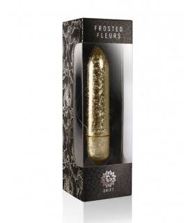 Вибропуля золото Rocks-Off - Frosted 12 см *2,5 см - No Taboo