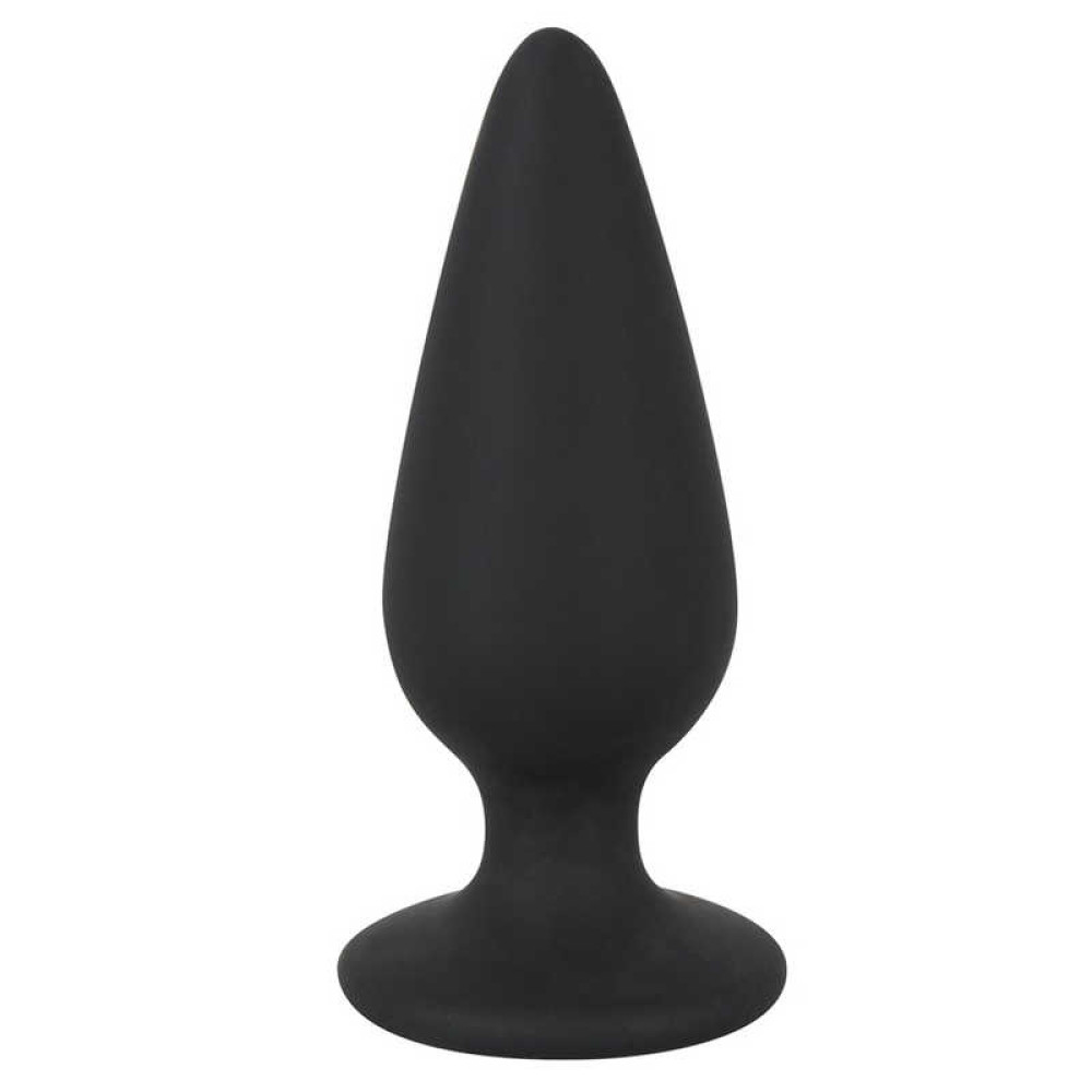 Анальная пробка черная 135 грам (41671), zoom