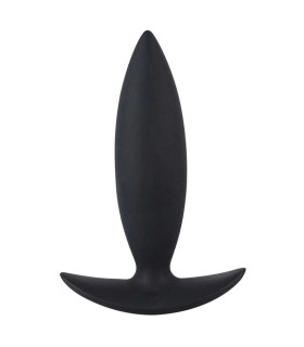 Анальная пробка черная, силиконовая - No Taboo