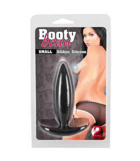 Анальная пробка черная, силиконовая - No Taboo