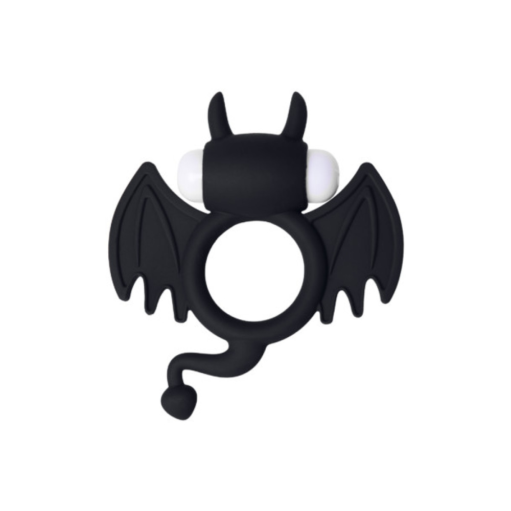 Эрекционное кольцо на пенис в виде дьявола, силиконовое (41383), zoom