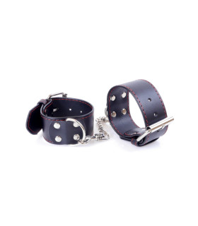 Наручники Fetish Boss Series Handcuffs Red Lline 4 cm - No Taboo