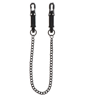  Зажимы на соски Heavy Duty Adjustable Clamps чёрные 52 см - No Taboo