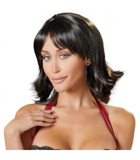 Перука коротка з чубчиком Choppy Black Wig - No Taboo